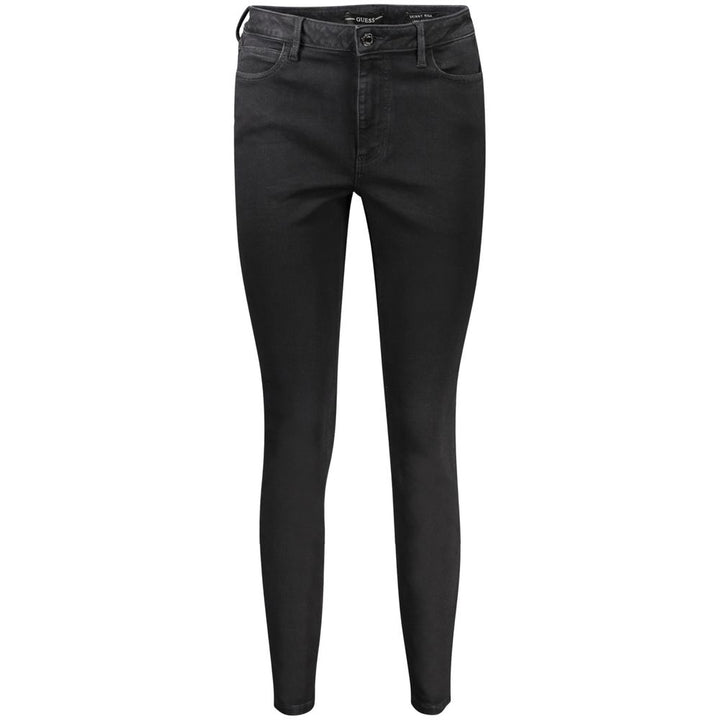 Guess Jeans Nero Cotton Women&
