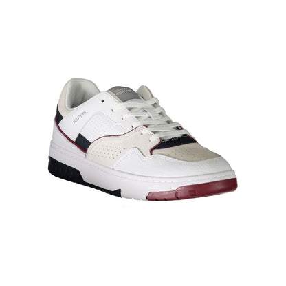 Tommy Hilfiger White Polyester Athletic Sneakers