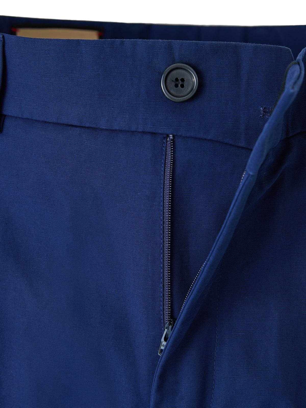 Gucci Blue Classic Cotton Pants