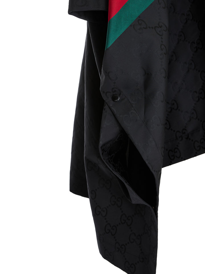 Manteau en nylon jacquard GG Gucci