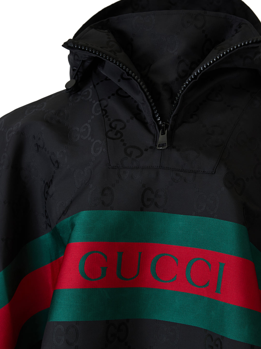Manteau en nylon jacquard GG Gucci