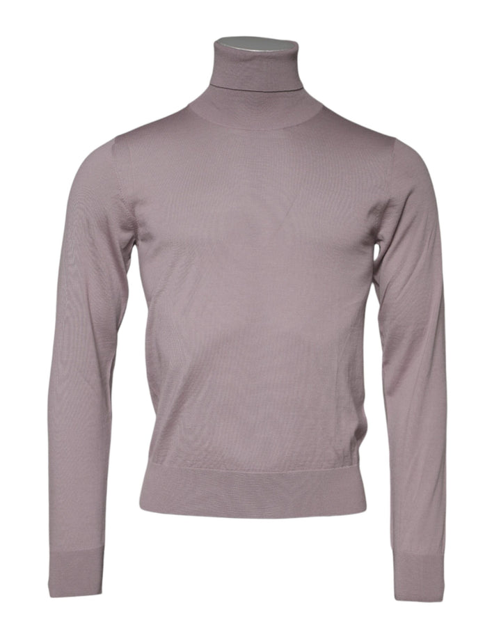 Dolce &amp; Gabbana Brown Cashmere Knitted Men Pullover Sweater