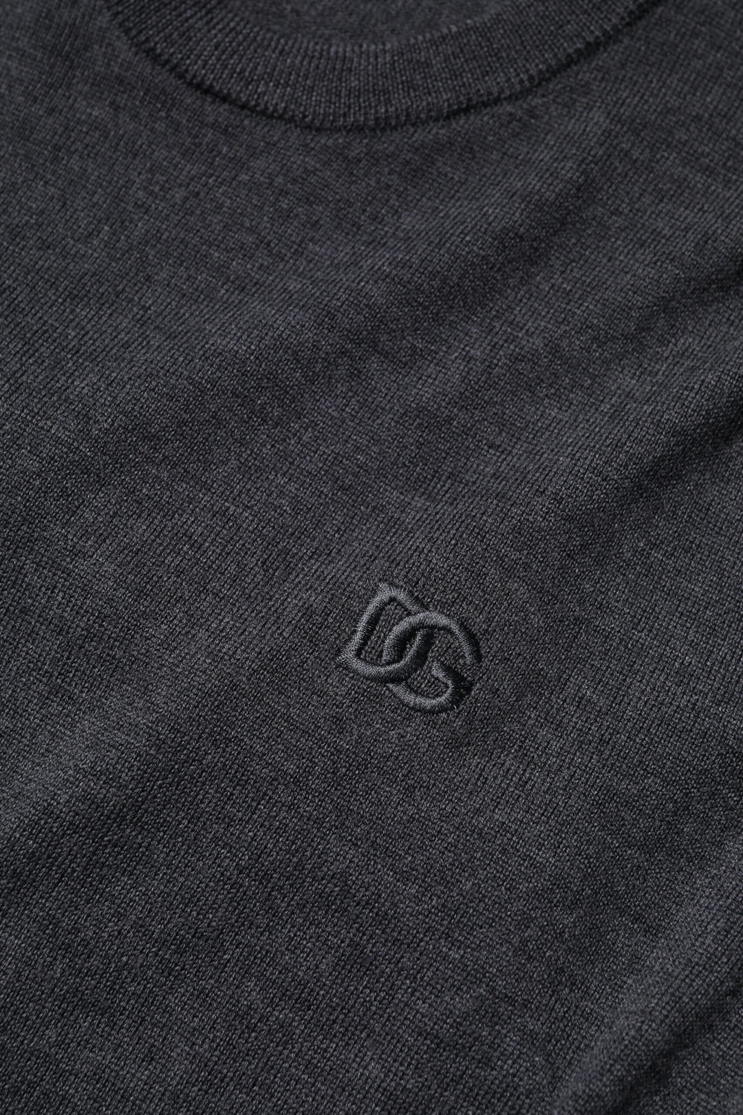 Dolce &amp; Gabbana Gray Wool Logo Knitted Men Pullover Sweater