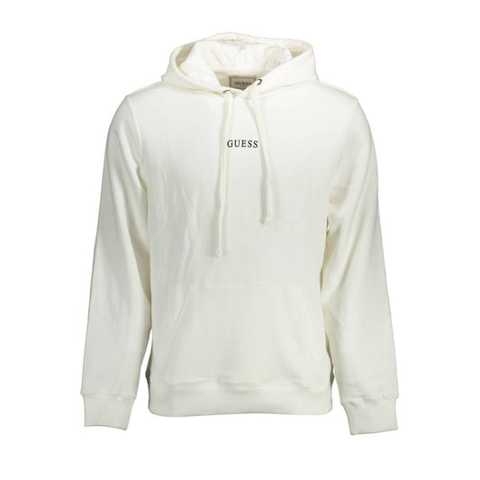 Guess Jeans White Organic Cotton Men's Hoodie