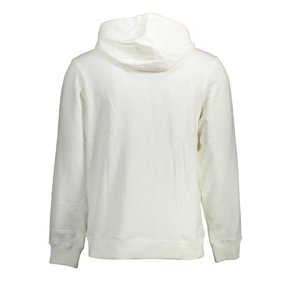 Guess Jeans White Organic Cotton Men's Hoodie