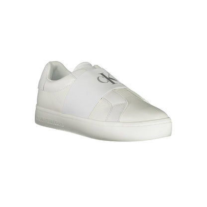 Calvin Klein Bianco Leather Women Sneaker