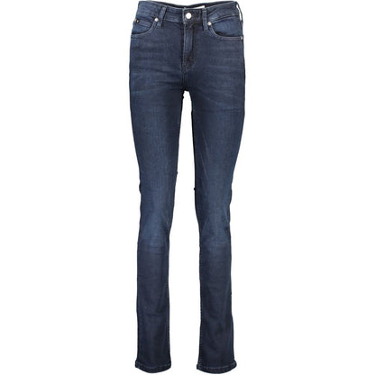 Calvin Klein Blu Cotton Women Jeans