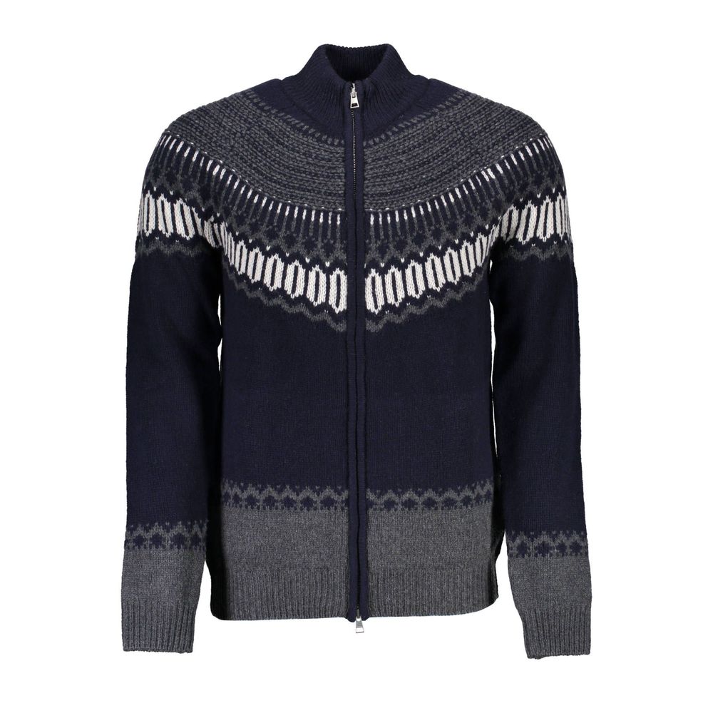 Gant Blue Wool Cardigan