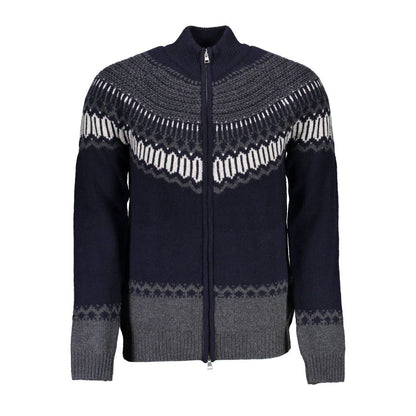 Gant Blue Wool Cardigan