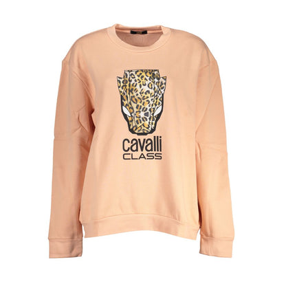 Cavalli Class Rosa Polyester Women Sweatshirt