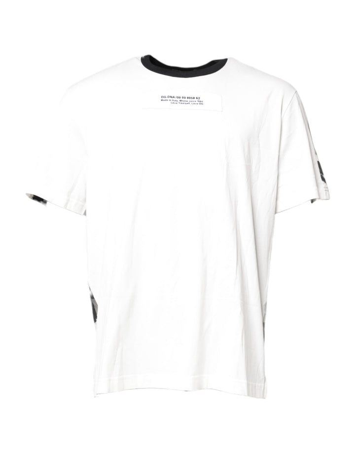Dolce &amp; Gabbana Multicolor Camouflage Crew Neck T-shirt