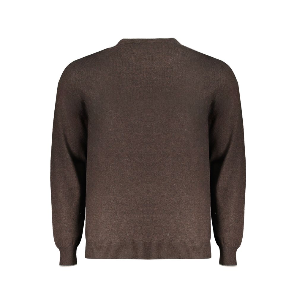 Harmont &amp; Blaine Marrone Wool Men Sweater