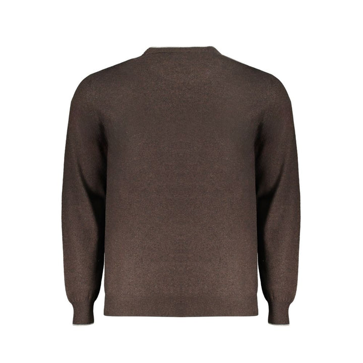 Harmont &amp; Blaine Marrone Wool Men Sweater