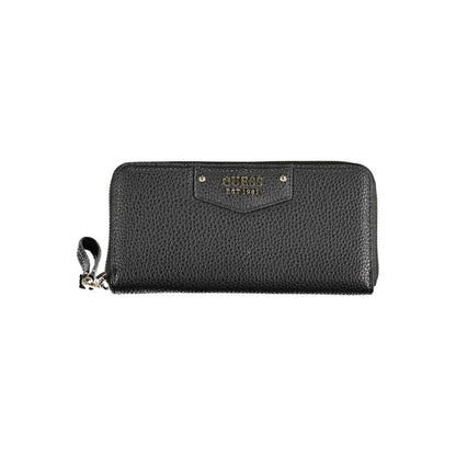 Guess Jeans Black Polyurethane Women Wallet