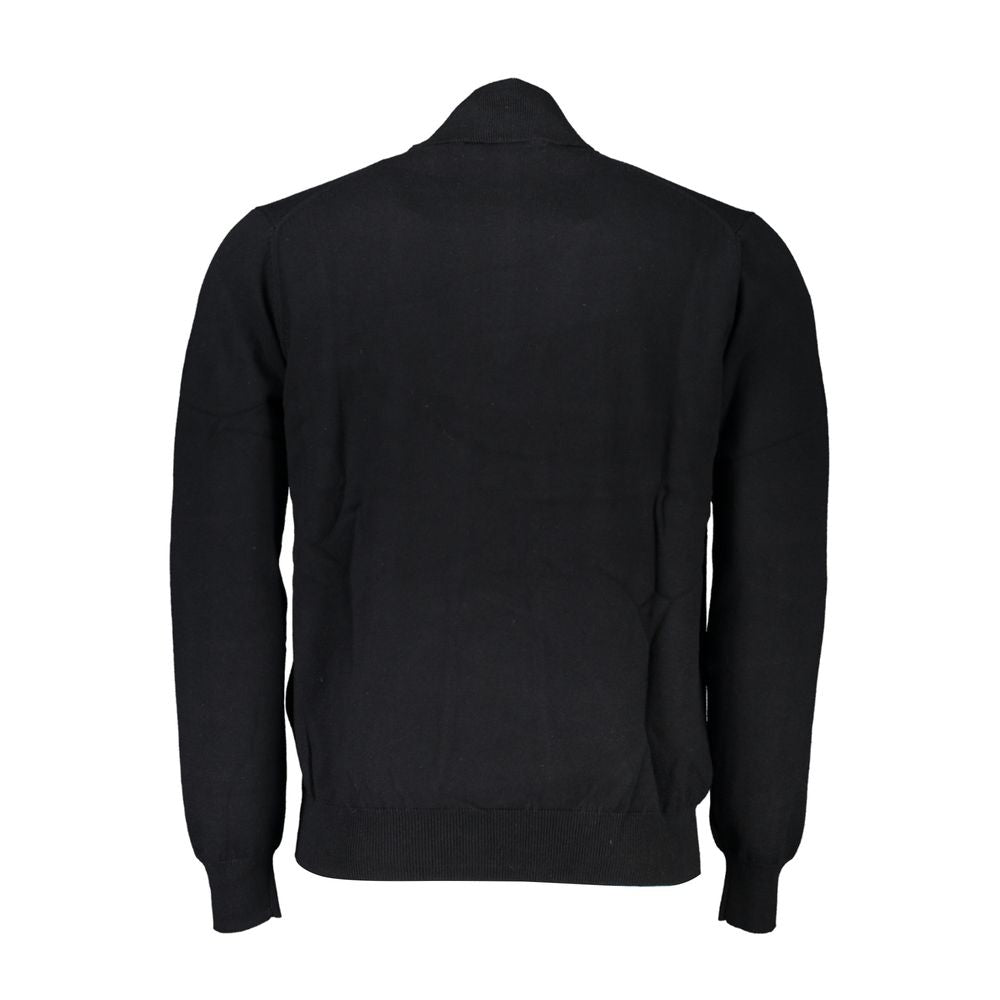 Harmont &amp; Blaine Black Cotton Men Sweater