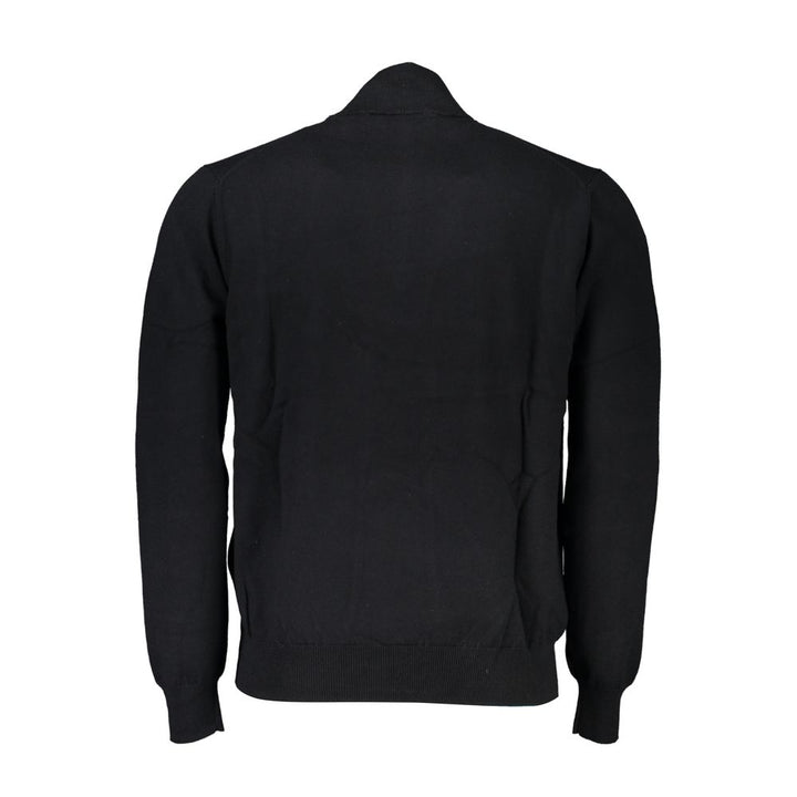 Harmont &amp; Blaine Black Cotton Men Sweater
