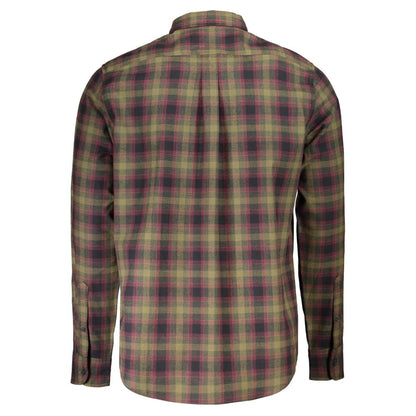 Timberland Green Cotton Pattern Shirt
