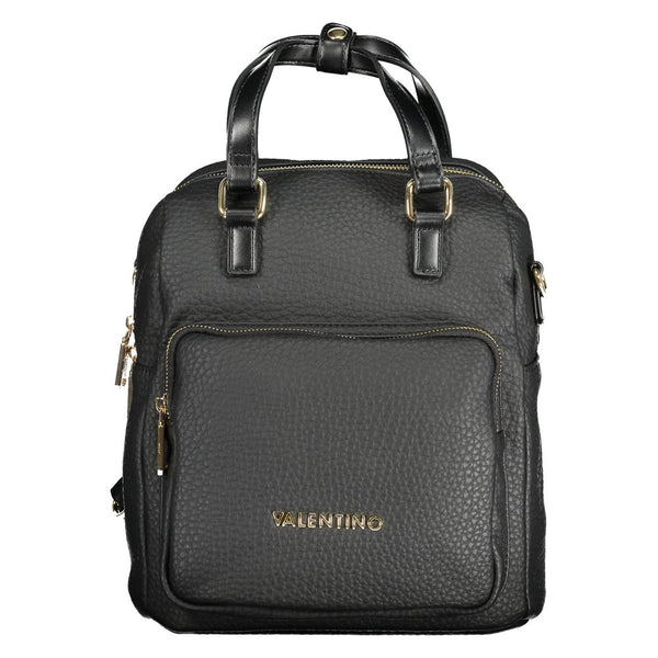 Mario Valentino - Black Polyurethane Women’s Backpack