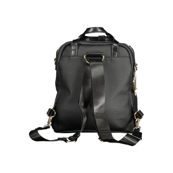Mario Valentino - Black Polyurethane Women’s Backpack