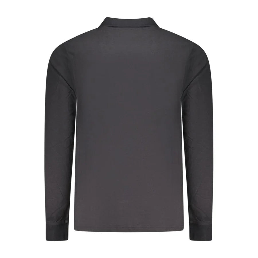 Norway 1963 Black Cotton Men Polo Shirt