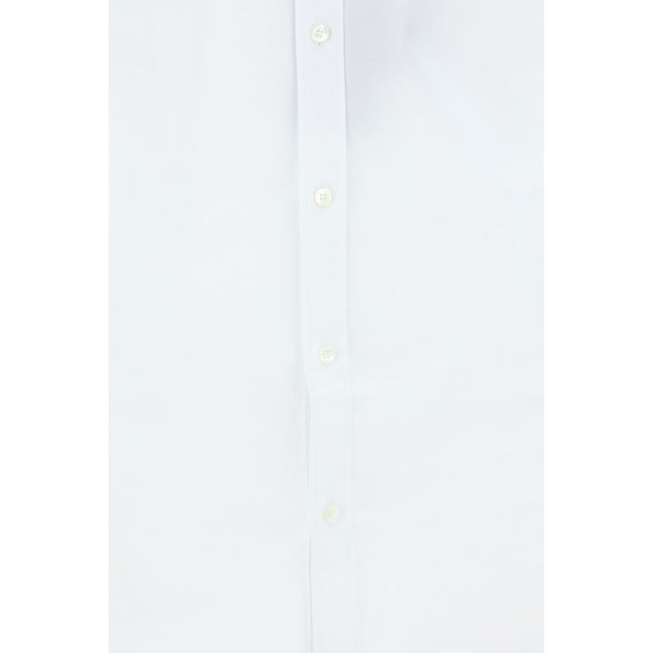 Dolce &amp; Gabbana White Elastane Dress Shirt