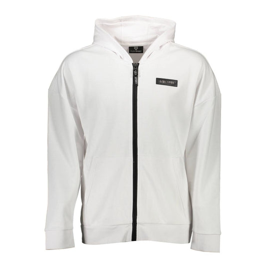 Plein Sport White Cotton Men Sweatshirt