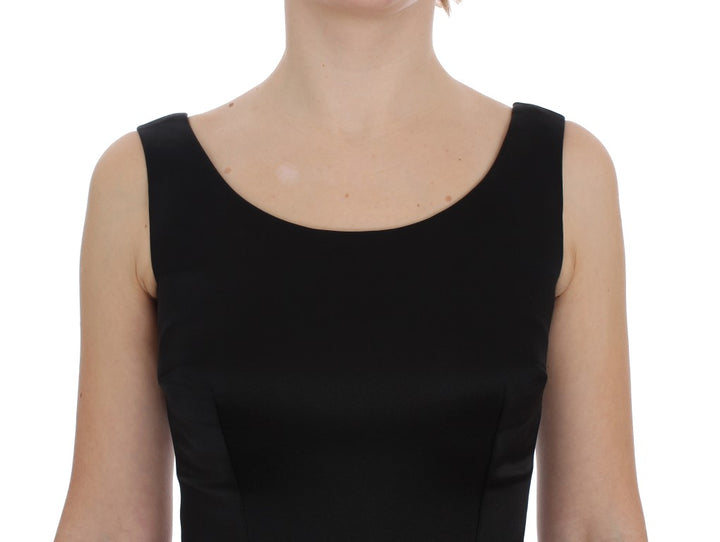 Dolce &amp; Gabbana Black Gray Sheath Gown Full Length Dress women’s dress
