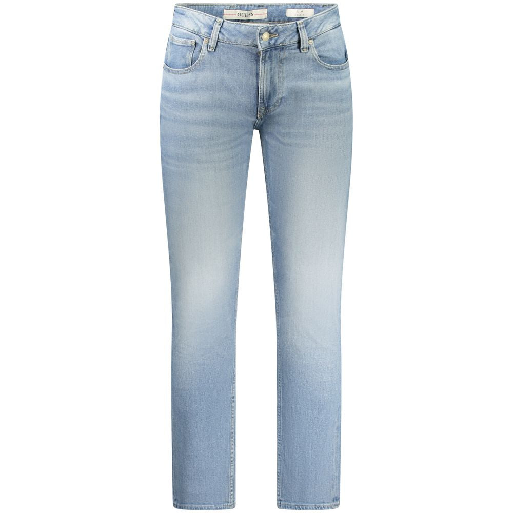 Guess Jeans Azzurro Cotton Women&