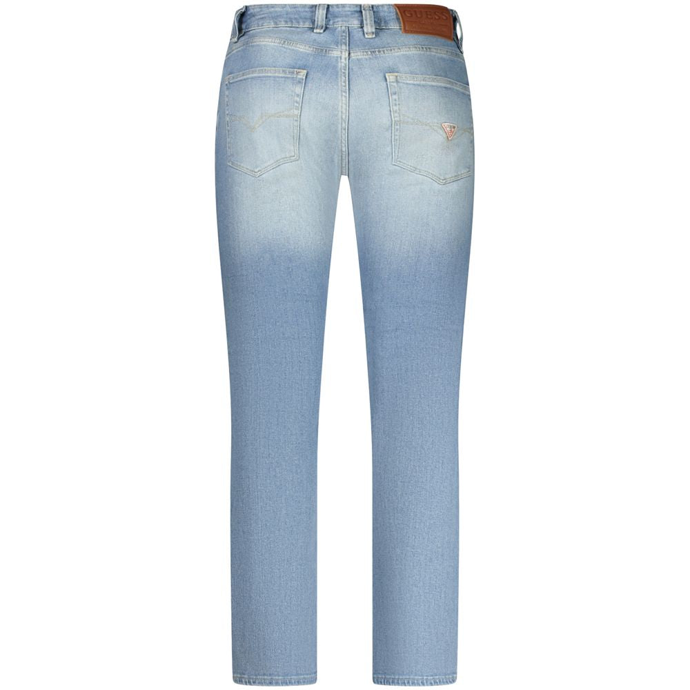 Guess Jeans Azzurro Cotton Women&