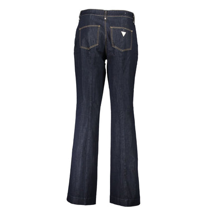 Guess Jeans Blue Cotton Flared Jeans