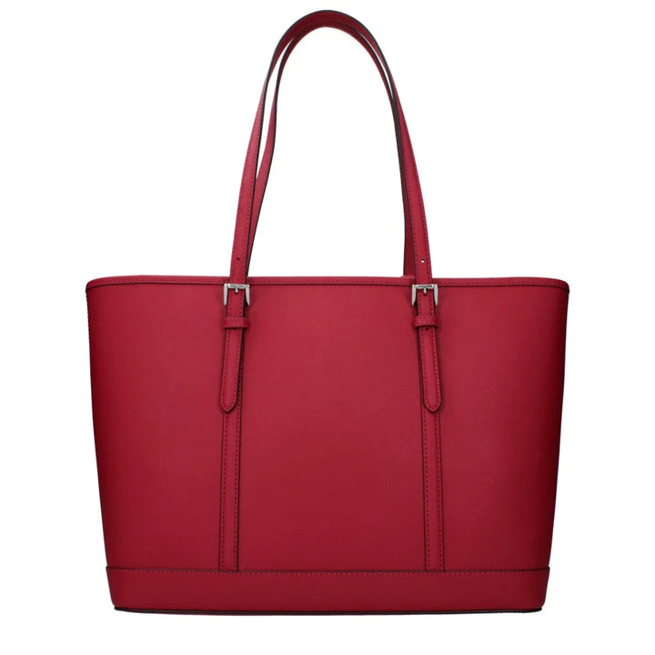 Michael Kors Red Leather Shoulder Bag