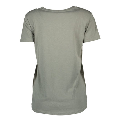 Silvian Heach Verde Cotton Women T-Shirt
