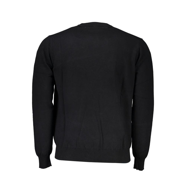 Harmont &amp; Blaine Black Cotton Men Sweater