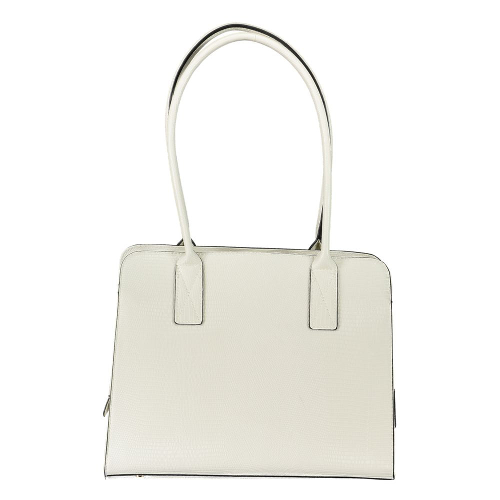 Mario Valentino - White Polyurethane Womens Bag