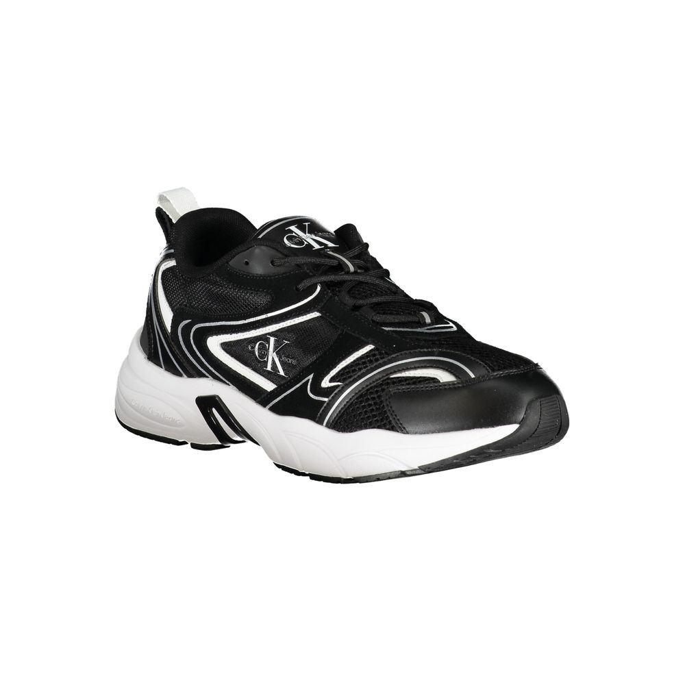 Calvin Klein Black Polyurethane Men&
