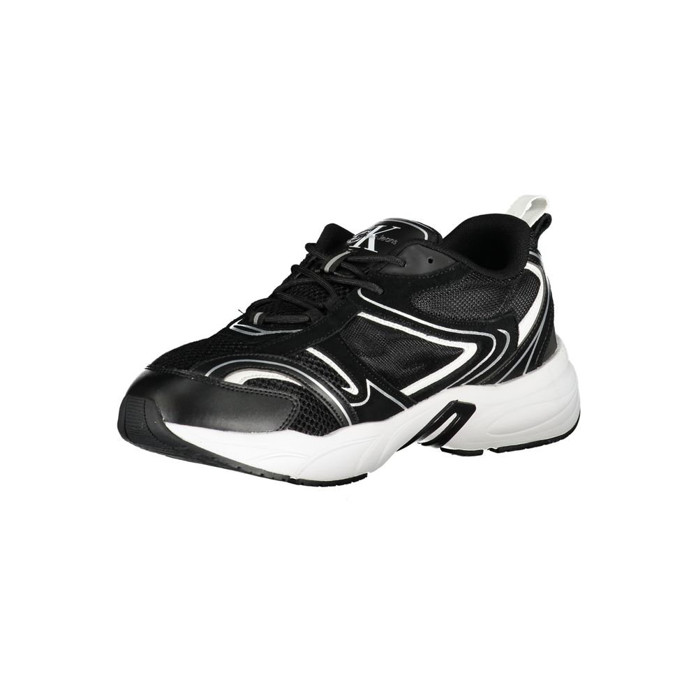 Calvin Klein Black Polyurethane Men&