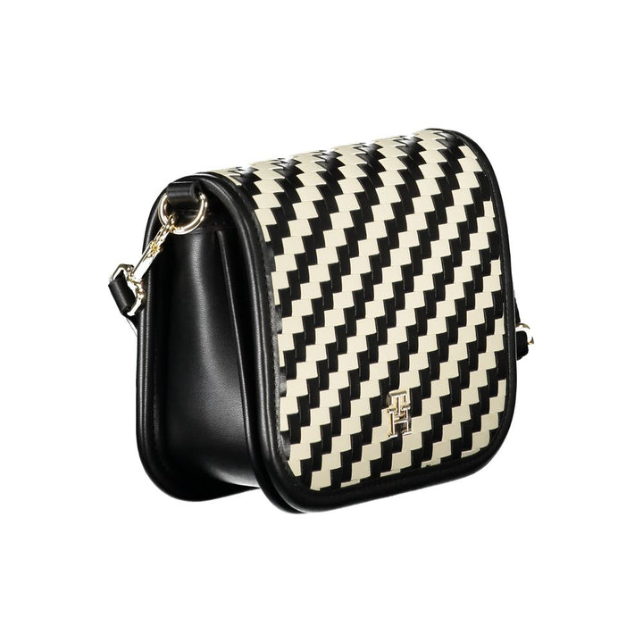 Tommy Hilfiger Black Polyurethane Women Handbag