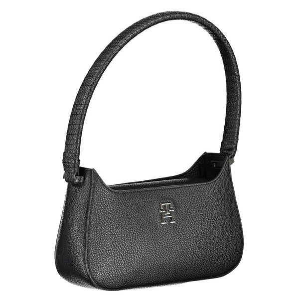 Tommy Hilfiger - Black Polyurethane Women Handbag