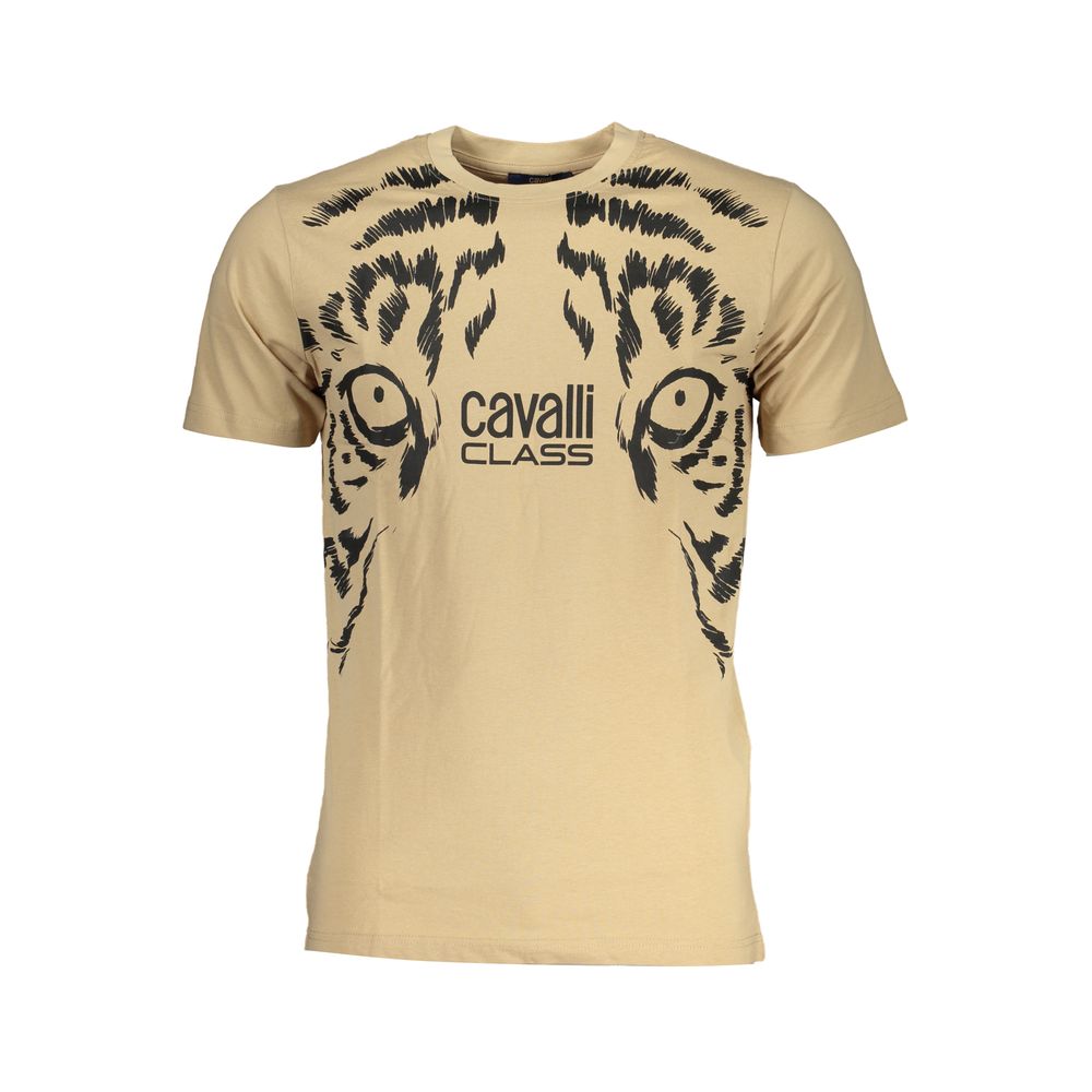 Cavalli Class Beige Cotton Men&