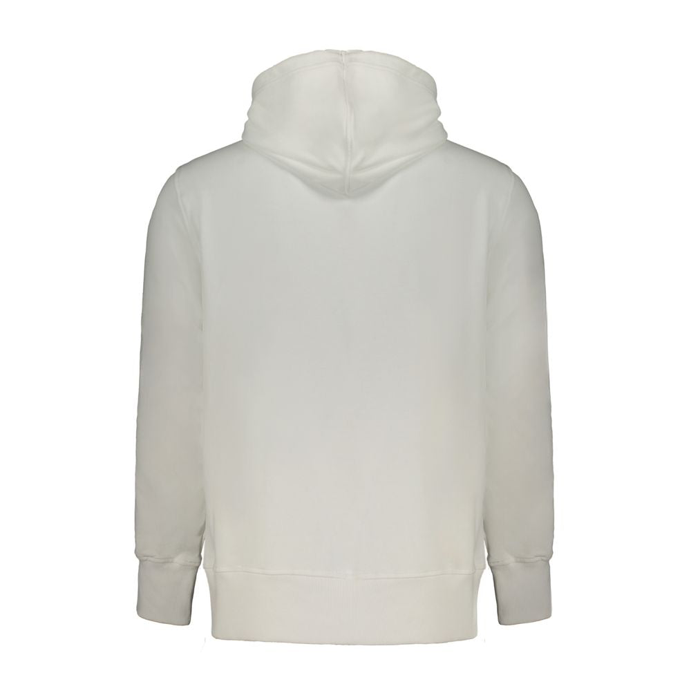 Calvin Klein White Cotton Men's Hooded Sweatshirt