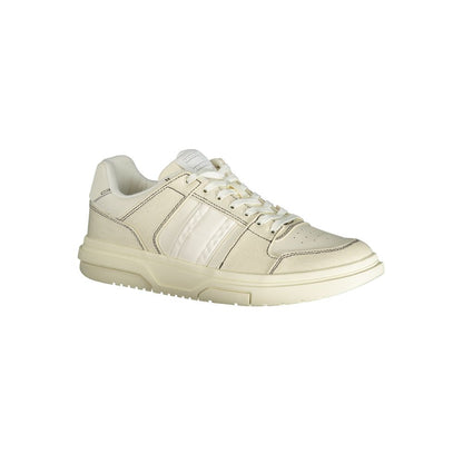 Tommy Hilfiger White Polyester Low Top Sneakers