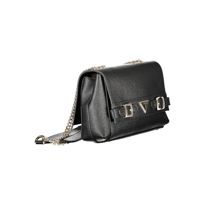 Guess Jeans Black Polyurethane Women Handbag