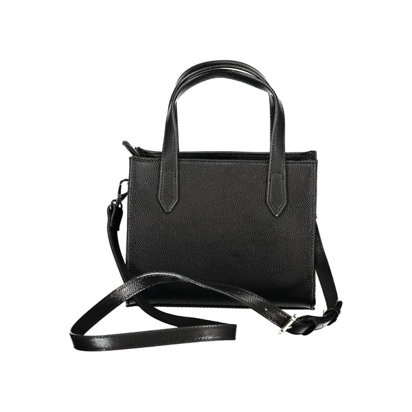 Mario Valentino - Nero Polyurethane Women’s Bag with Handles and Shoulder Strap