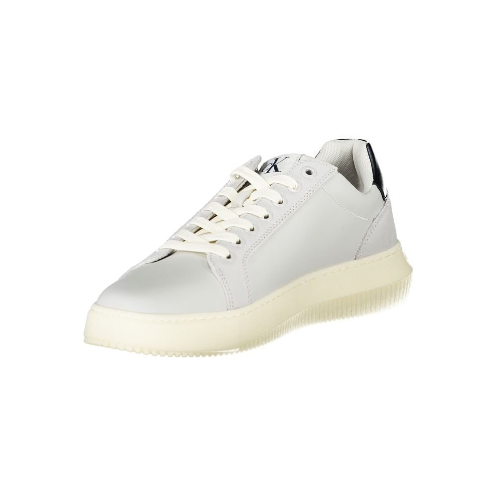 Calvin Klein White Polyurethane Men&