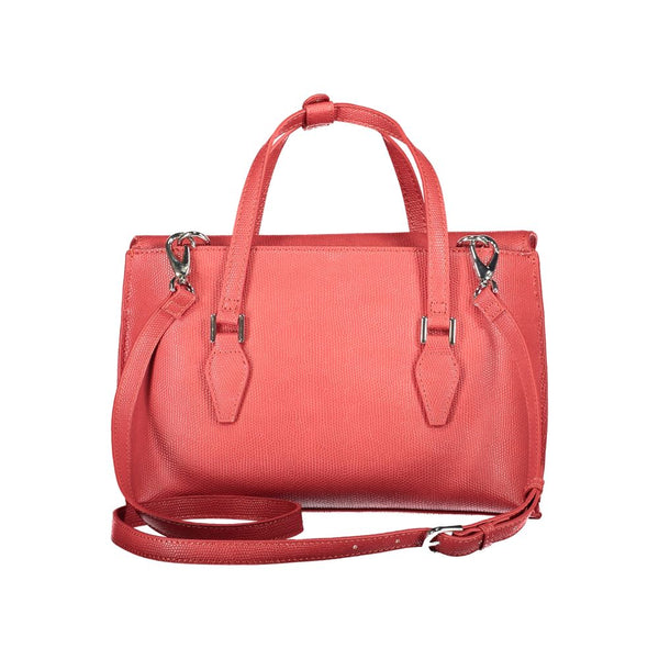 Mario Valentino - Rosso Poliuretano Donna Bag With Handles and Shoulder Strap