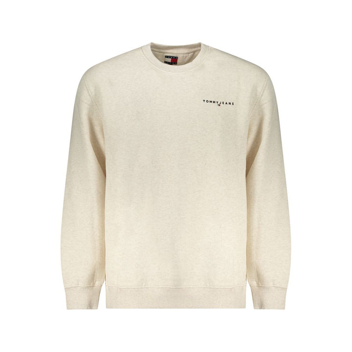 Tommy Hilfiger Beige Cotton Men Sweatshirt