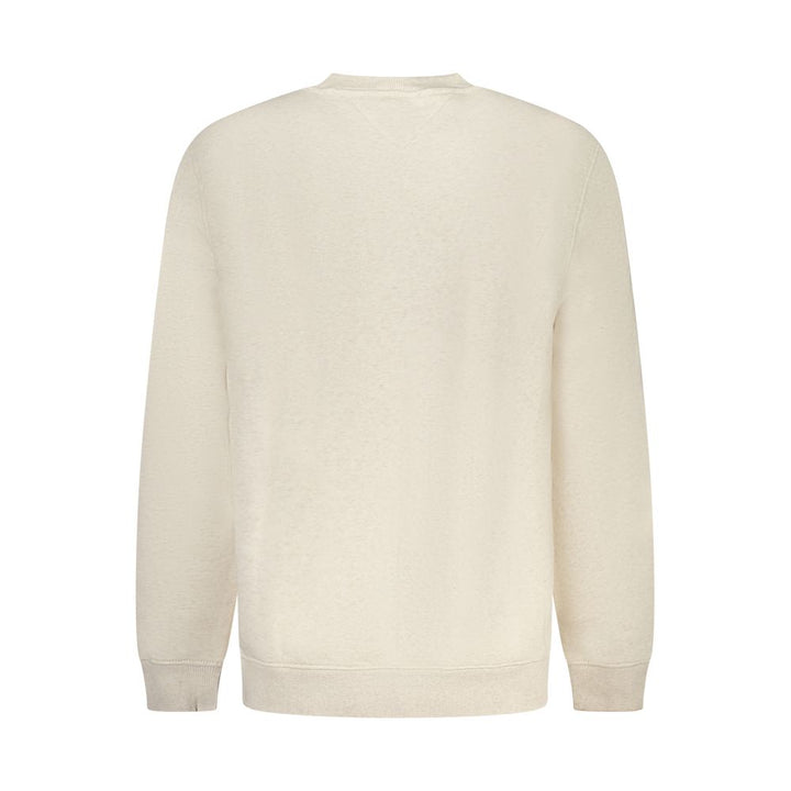 Tommy Hilfiger Beige Cotton Men Sweatshirt
