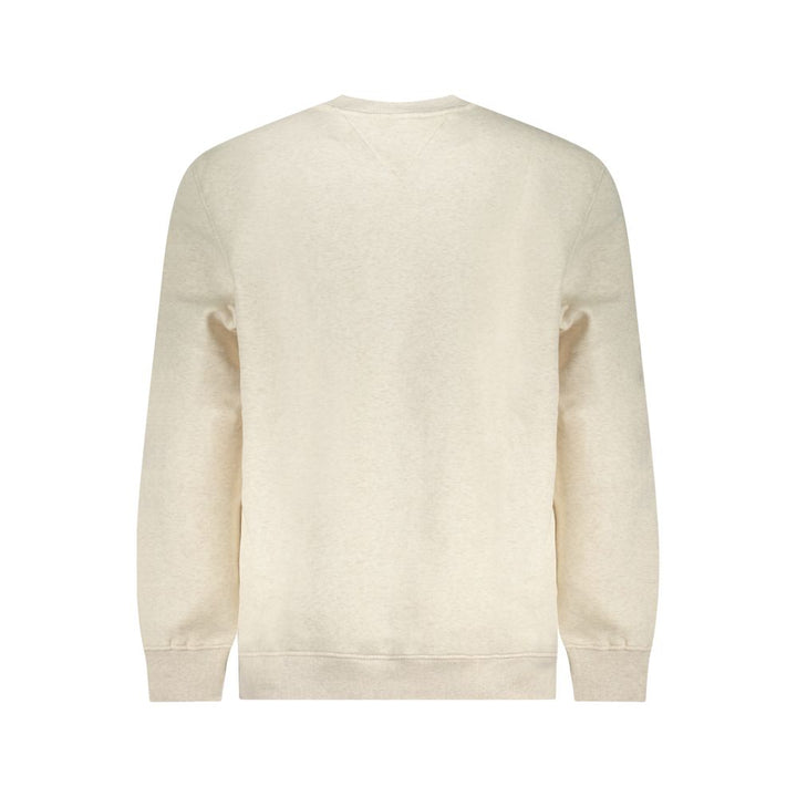 Tommy Hilfiger Beige Cotton Men Sweatshirt