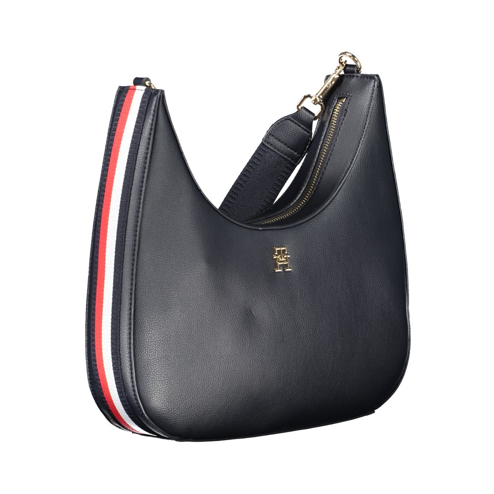 Tommy Hilfiger Blue Polyester Women Shoulder Bag