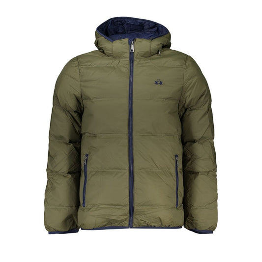 La Martina Green Polyamide Shell Jacket